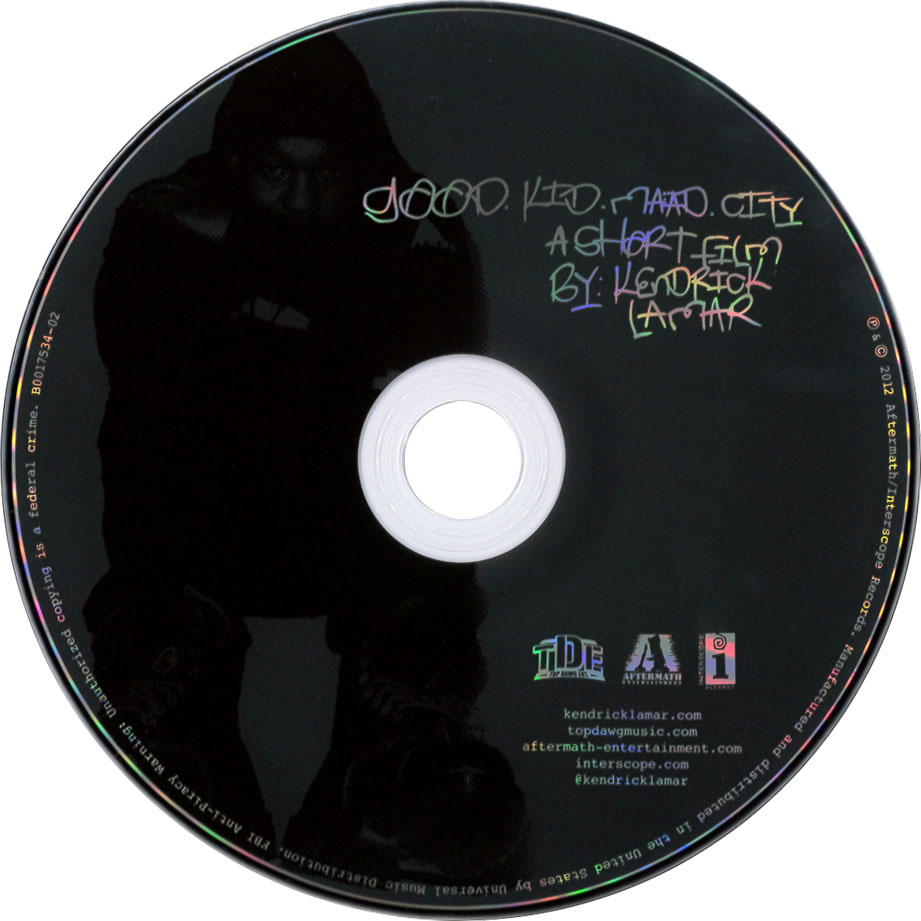 Cartula Cd1 de Kendrick Lamar - Good Kid, M.a.a.d. City (Deluxe Edition)