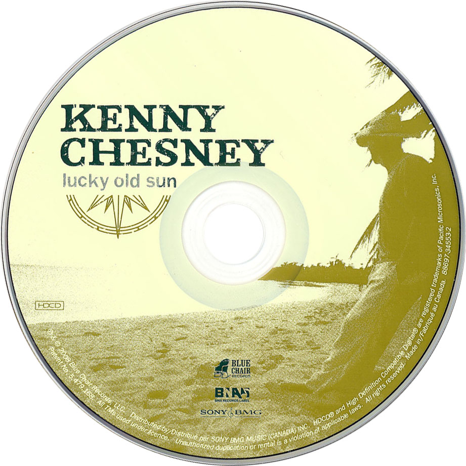 Cartula Cd de Kenny Chesney - Lucky Old Sun
