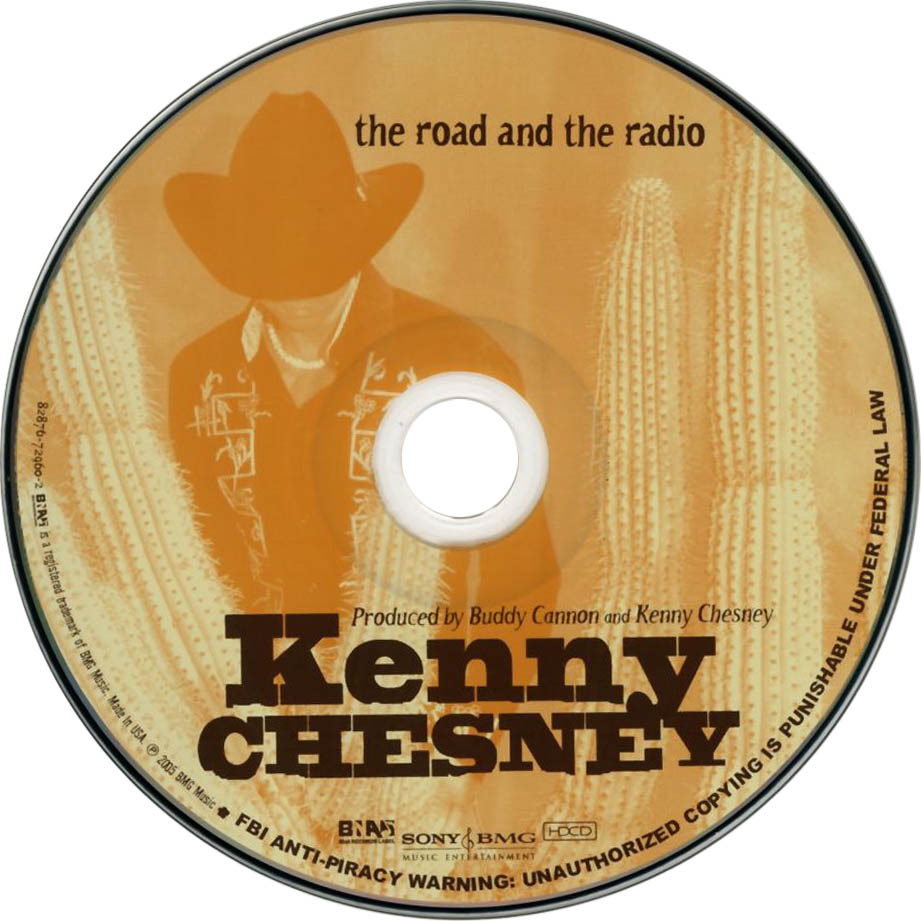 Cartula Cd de Kenny Chesney - The Road And The Radio