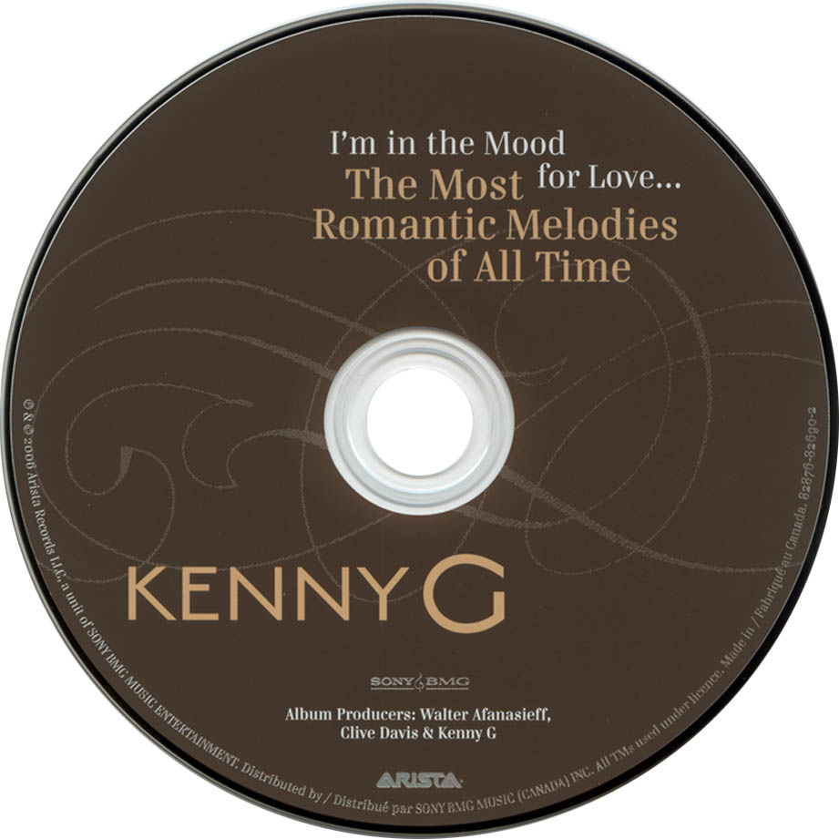 Cartula Cd de Kenny G - I'm In The Mood For Love (The Most Romantic Melodies Of All Time)