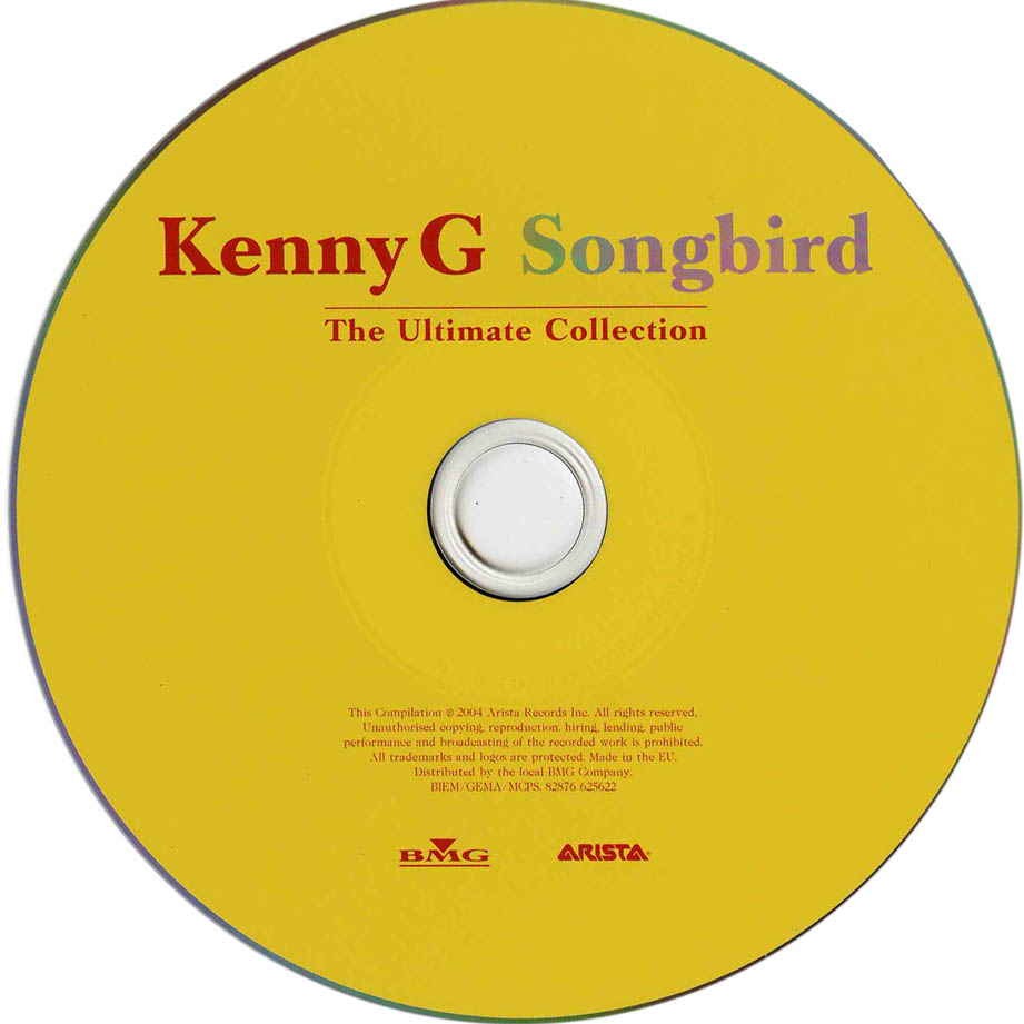 Cartula Cd de Kenny G - Songbird
