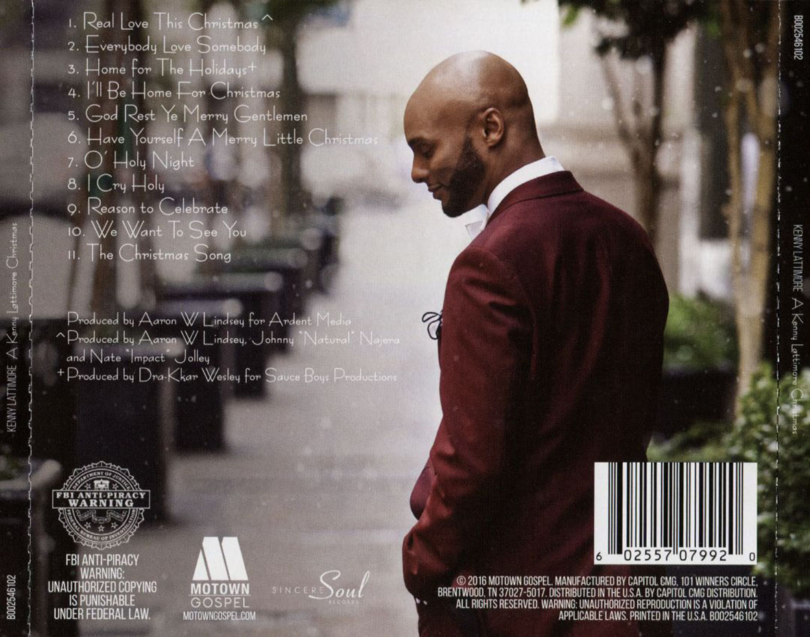 Cartula Trasera de Kenny Lattimore - A Kenny Lattimore Chritsmas