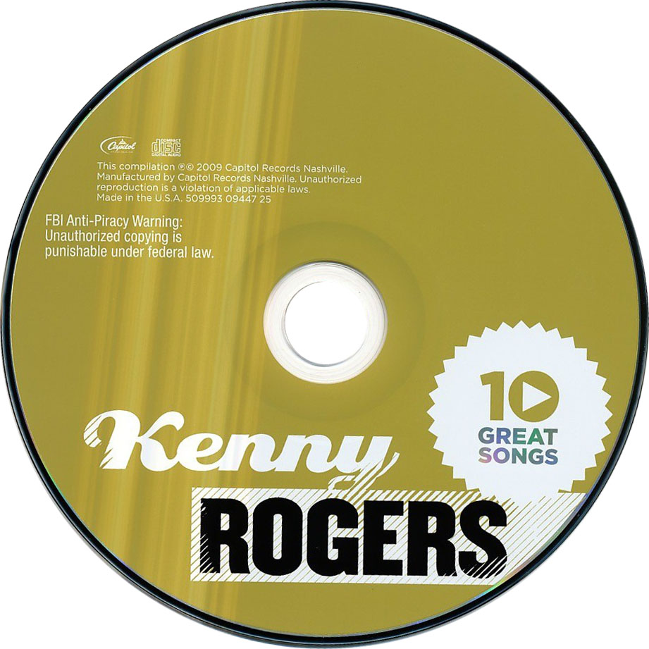 Cartula Cd de Kenny Rogers - 10 Great Songs