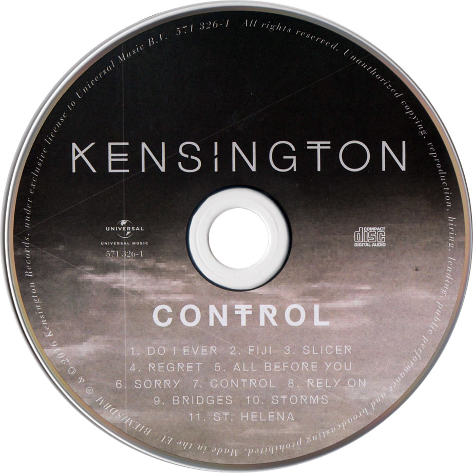 Cartula Cd de Kensington - Control