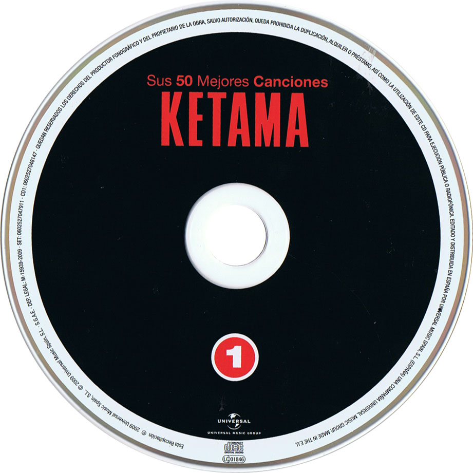 Cartula Cd1 de Ketama - Sus 50 Mejores Canciones