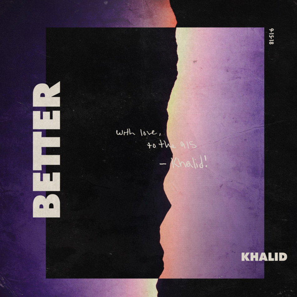 Cartula Frontal de Khalid - Better (Cd Single)