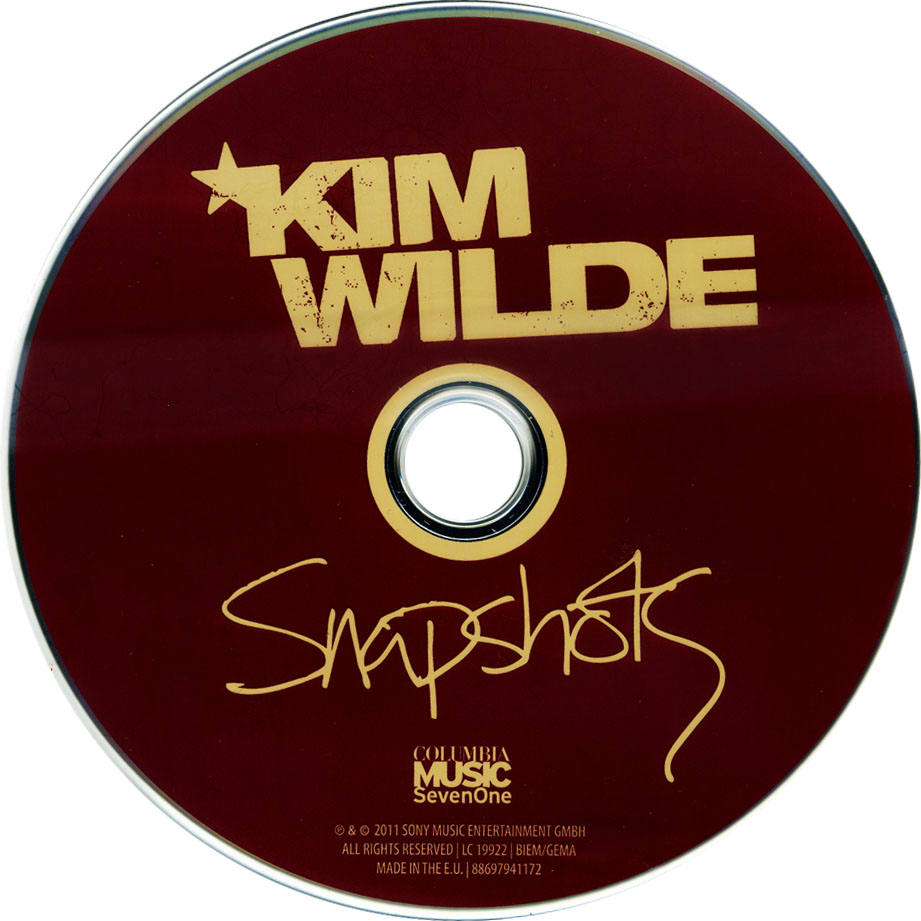 Cartula Cd de Kim Wilde - Snapshots