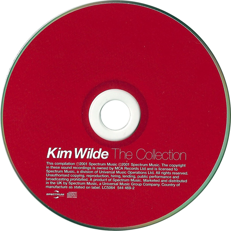 Cartula Cd de Kim Wilde - The Collection
