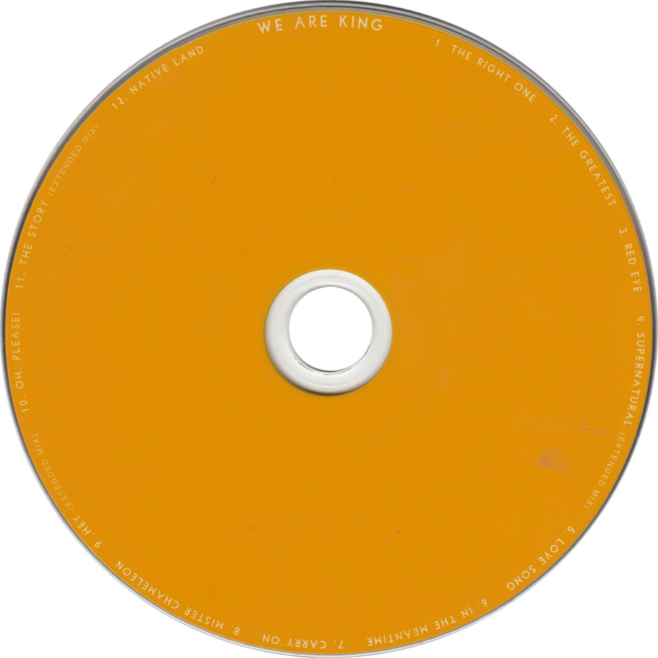 Cartula Cd de King - We Are King