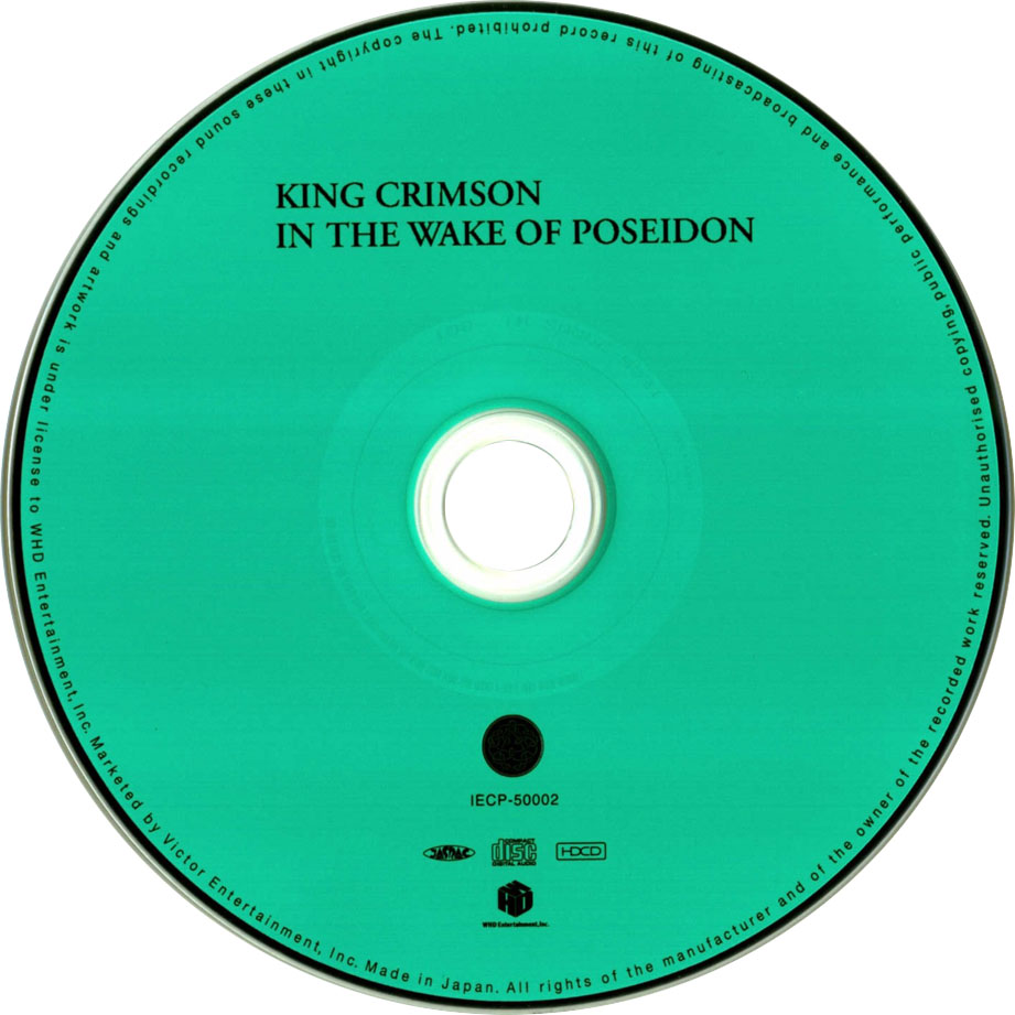 Cartula Cd de King Crimson - In The Wake Of Poseidon