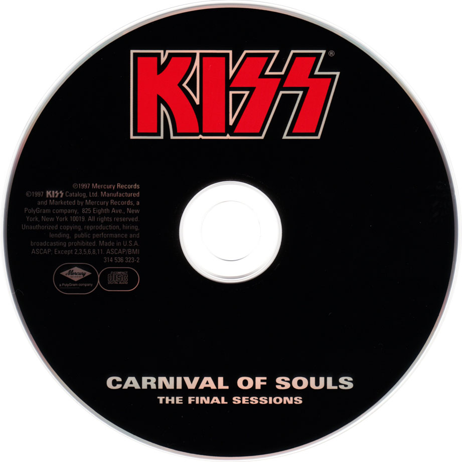 Cartula Cd de Kiss - Carnival Of Souls (The Final Sessions)