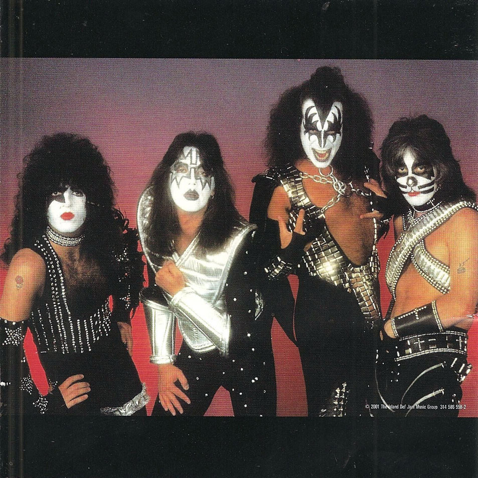 Cartula Interior Frontal de Kiss - Kiss Disc 3 1978-1982