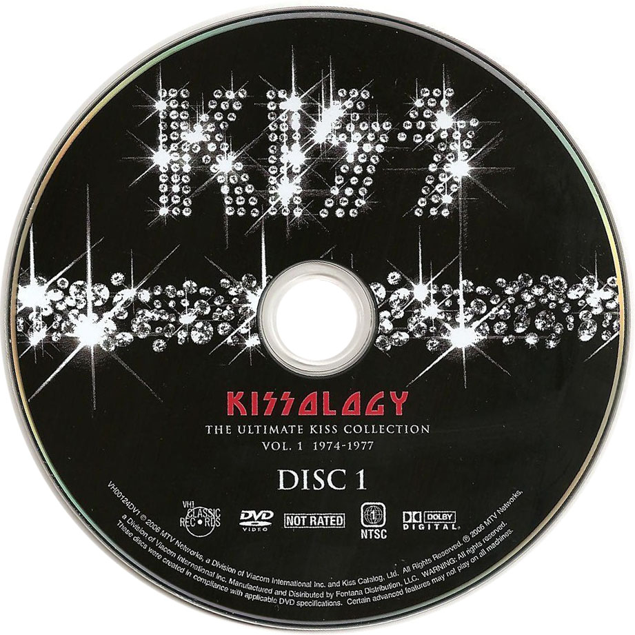 Cartula Dvd1 de Kiss - Kissology The Ultimate Kiss Collection Volume 1 1974-1977 (Dvd)