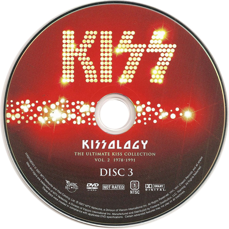 Cartula Dvd3 de Kiss - Kissology The Ultimate Kiss Collection Volume 2 1978-1991 (Dvd)