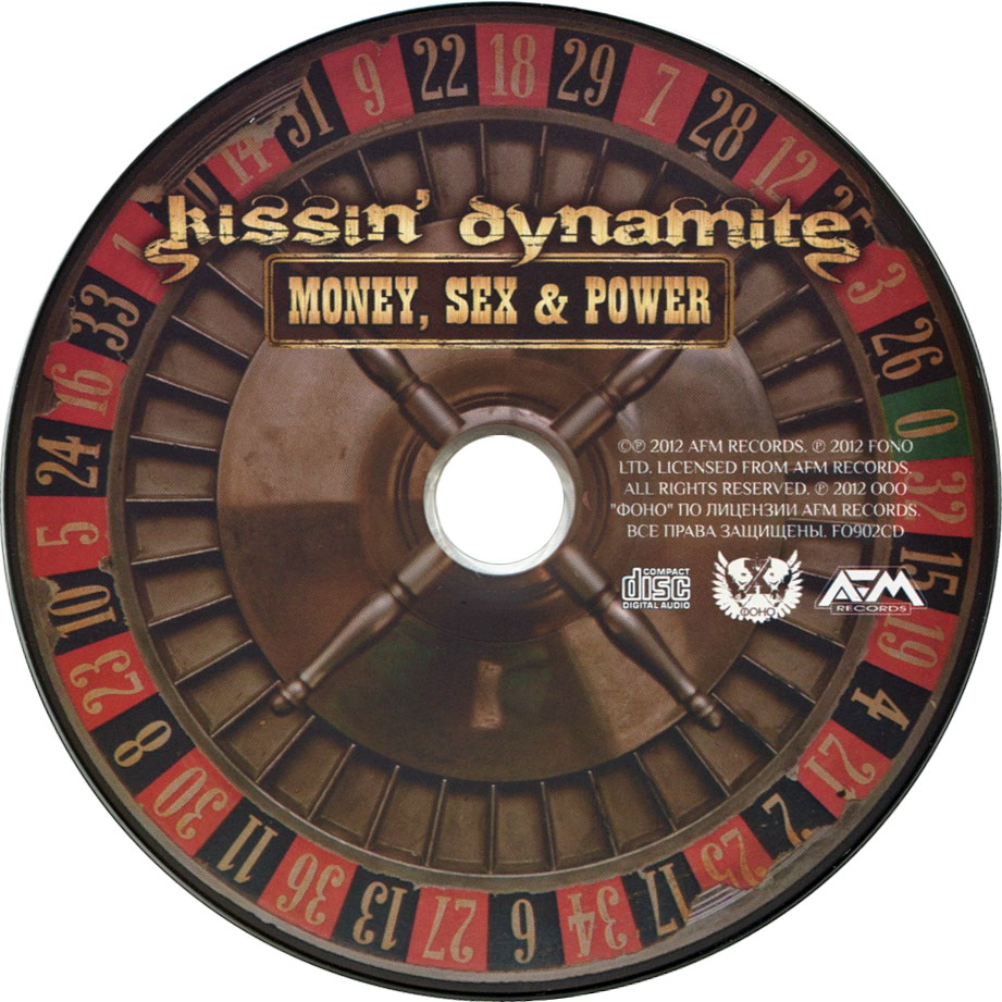 Cartula Cd de Kissin' Dynamite - Money, Sex And Power