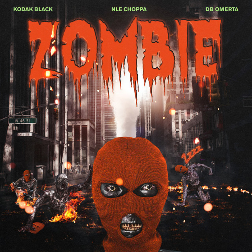 Cartula Frontal de Kodak Black - Zombie (Featuring Nle Choppa & Db Omerta) (Cd Single)