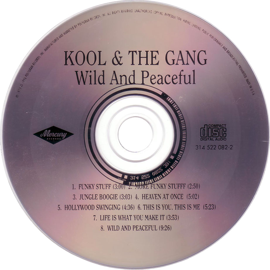 Cartula Cd de Kool & The Gang - Wild And Peaceful