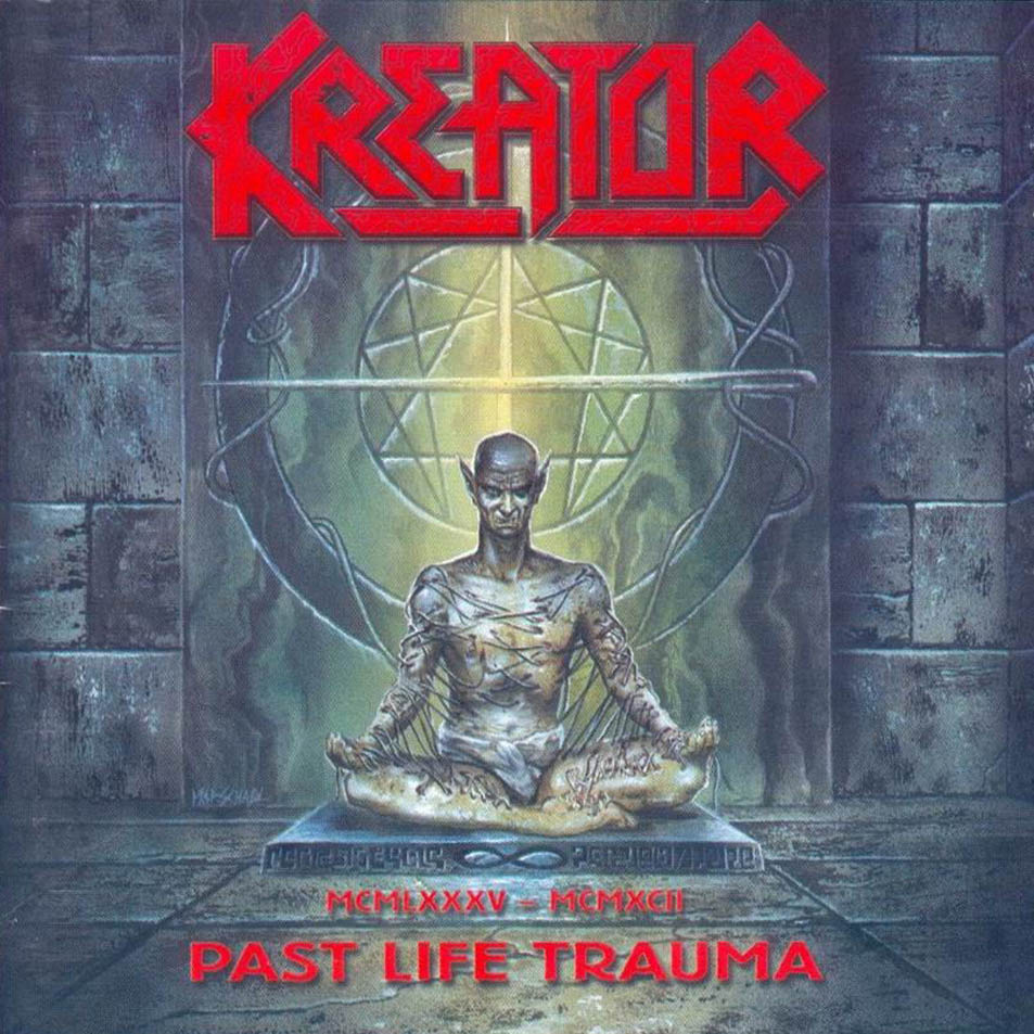 Cartula Frontal de Kreator - 1985-1992 Past Life Trauma