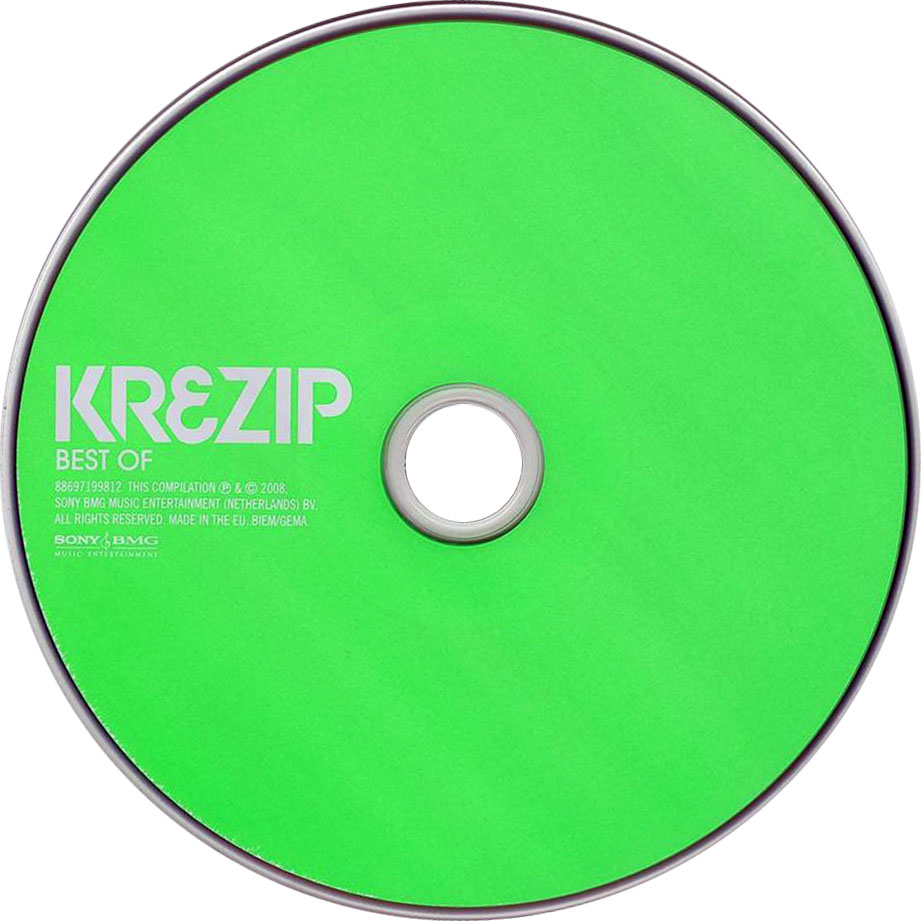 Cartula Cd de Krezip - Best Of Krezip