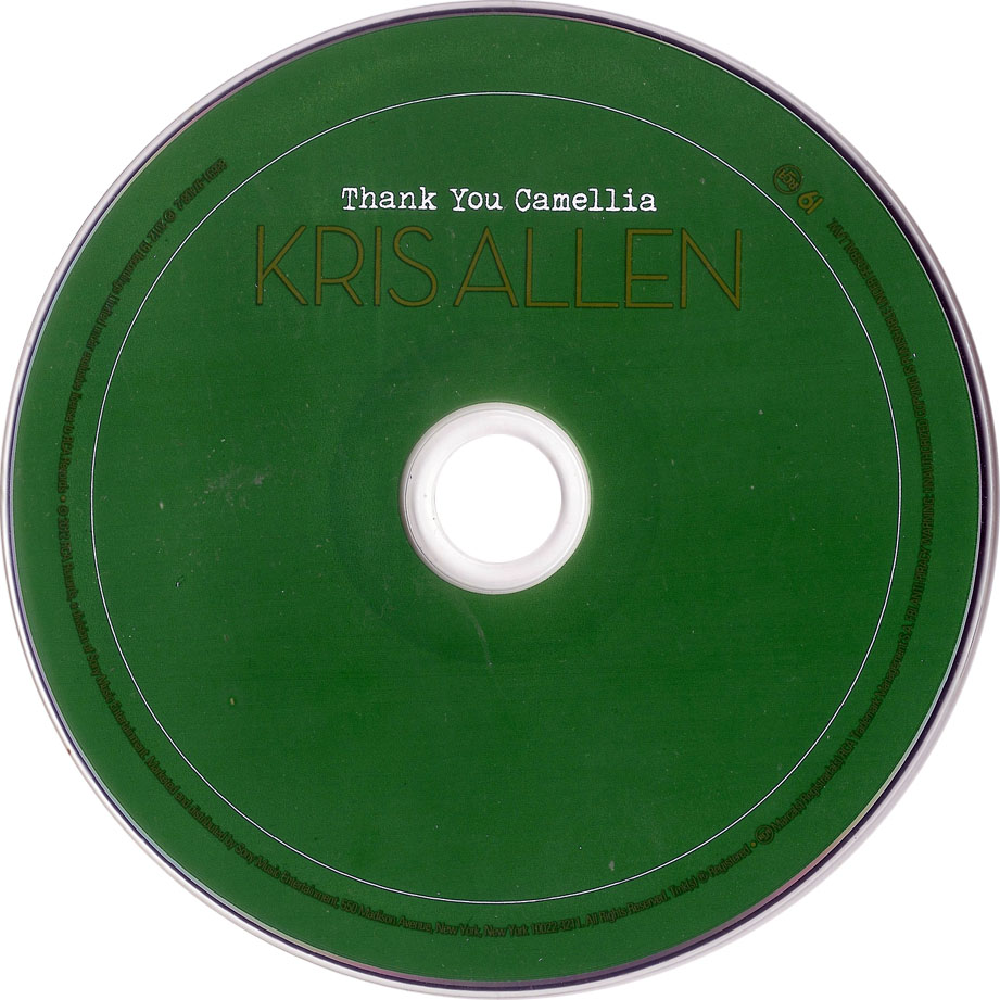 Cartula Cd de Kris Allen - Thank You Camellia