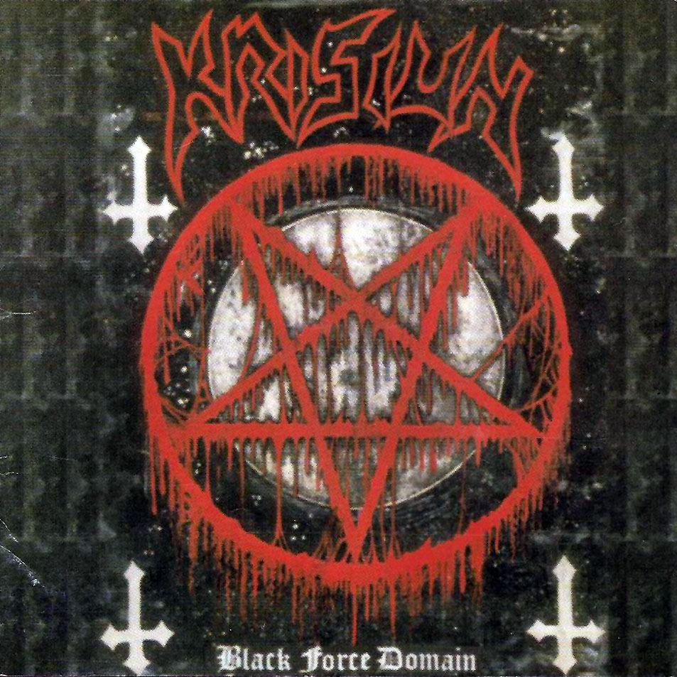 Cartula Frontal de Krisiun - Black Force Domain