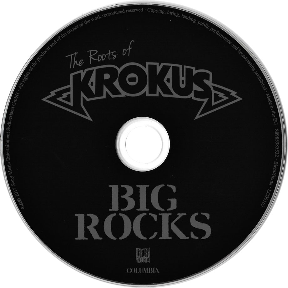 Cartula Cd de Krokus - Big Rocks