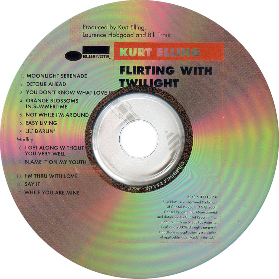 Cartula Cd de Kurt Elling - Flirting With Twilight