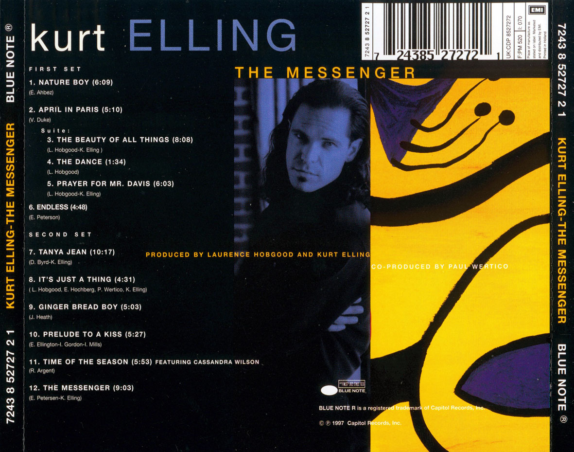 Cartula Trasera de Kurt Elling - The Messenger