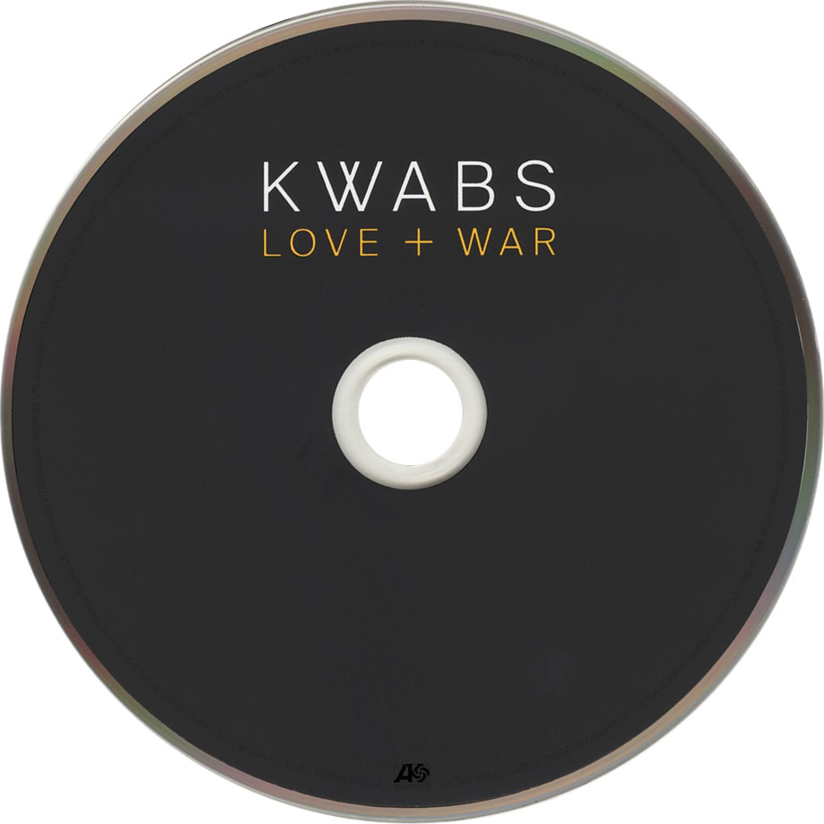Cartula Cd de Kwabs - Love + War