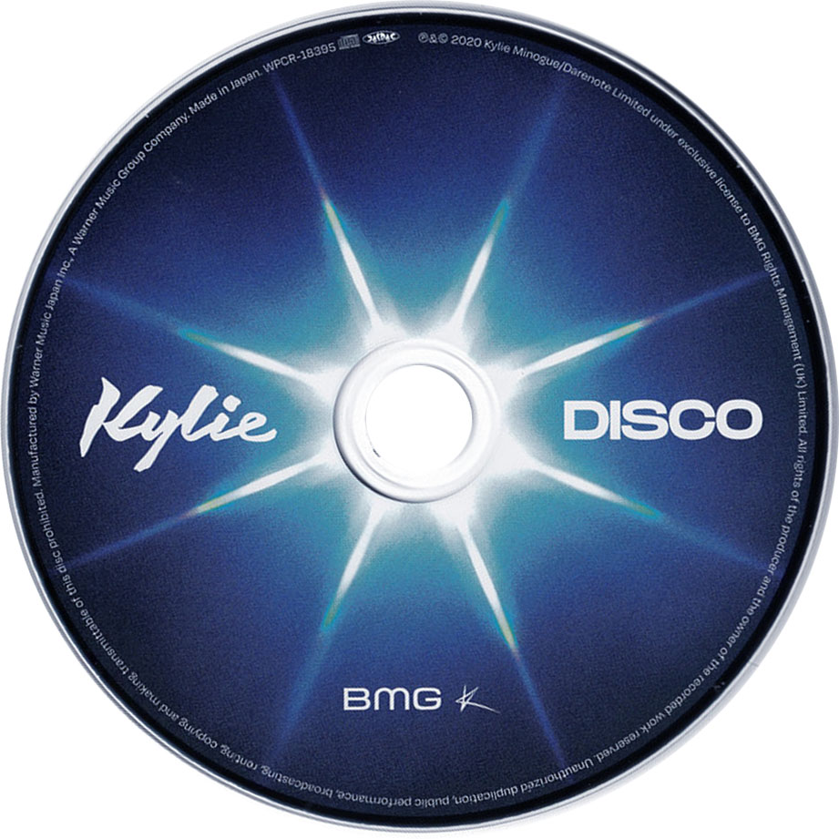 Cartula Cd de Kylie Minogue - Disco (Japanese Edition)