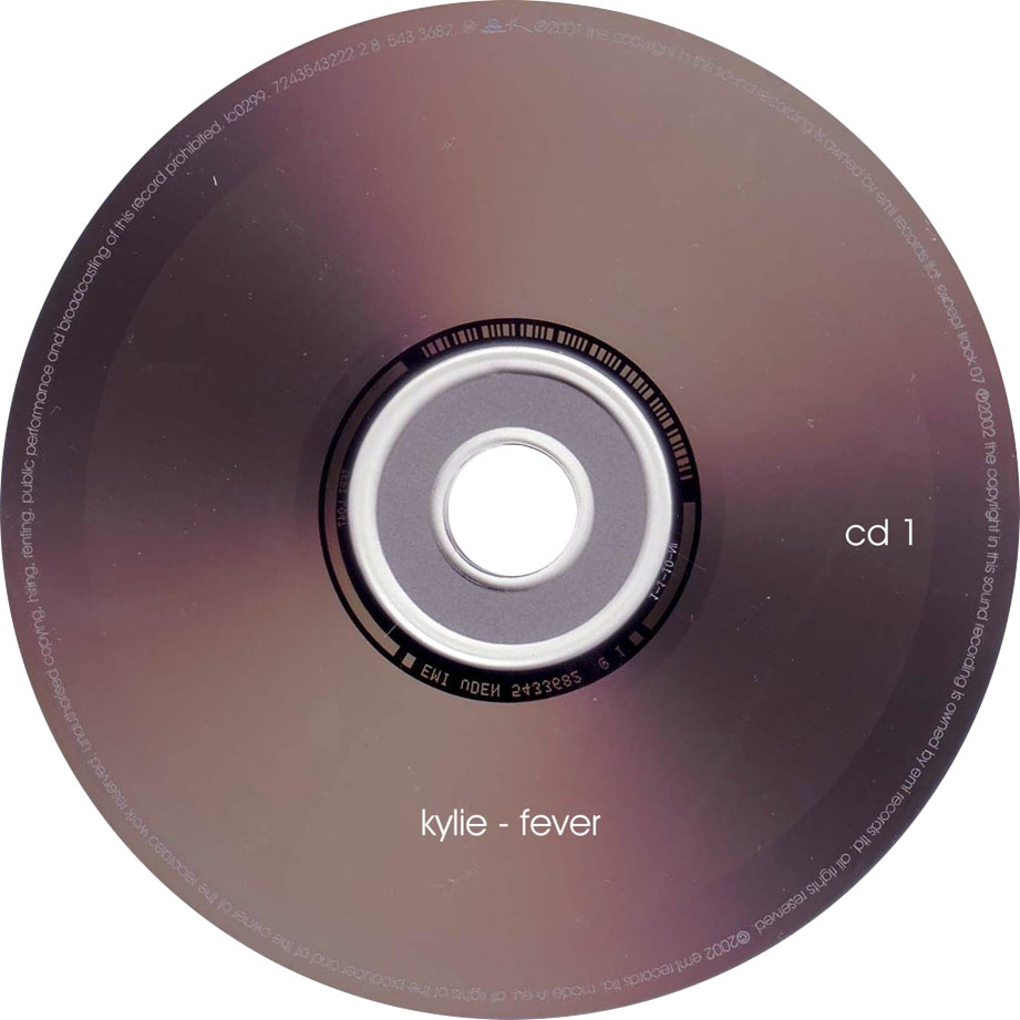 Cartula Cd1 de Kylie Minogue - Fever (Special Edition) (Estados Unidos)