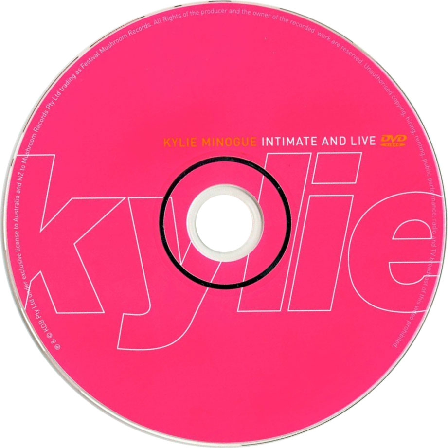 Cartula Dvd de Kylie Minogue - Intimate And Live (Dvd)