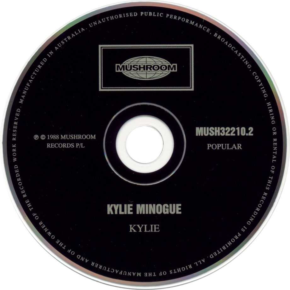 Cartula Cd de Kylie Minogue - Kylie
