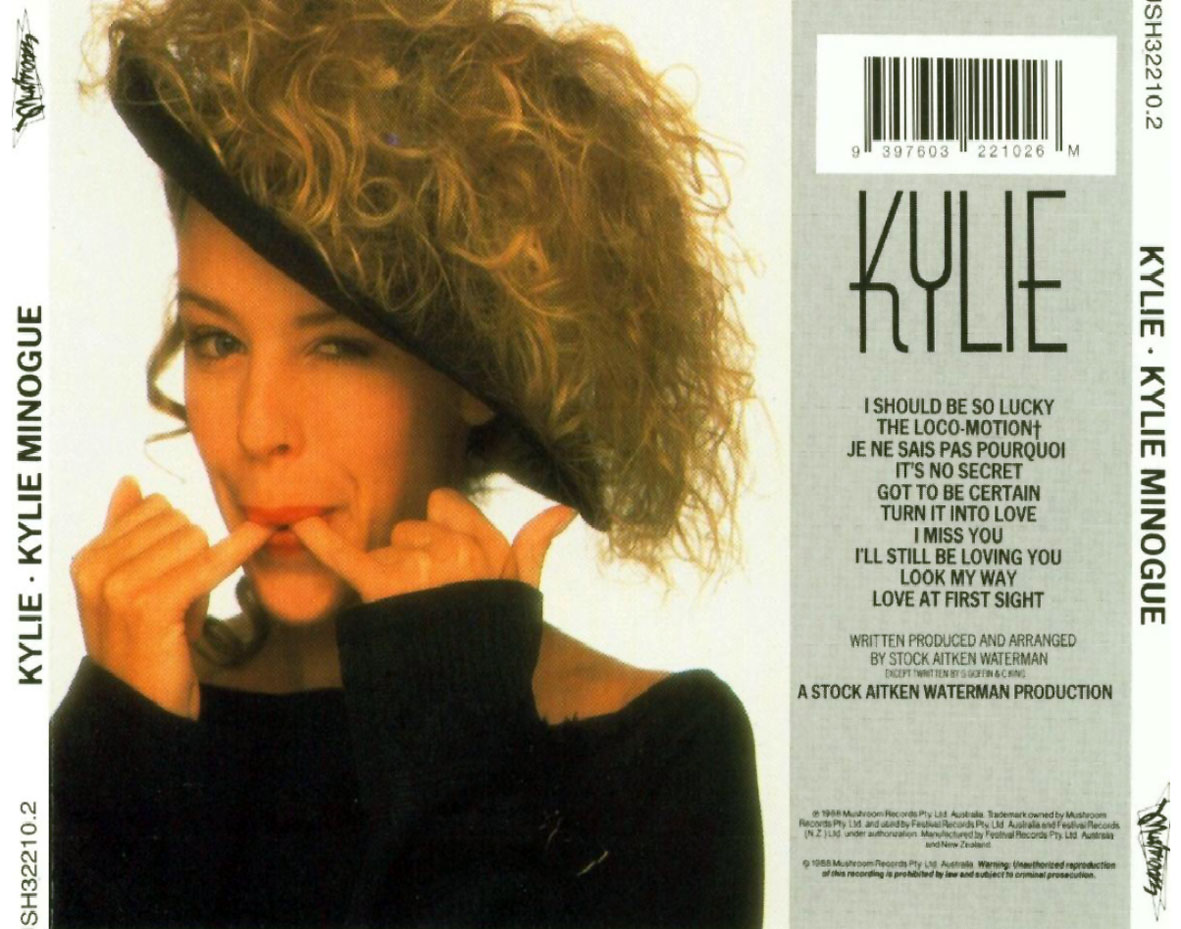 Cartula Trasera de Kylie Minogue - Kylie