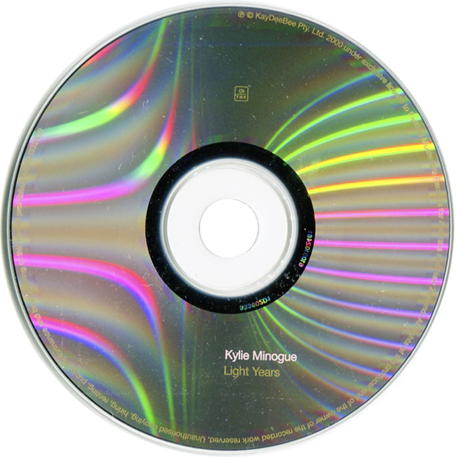 Cartula Cd de Kylie Minogue - Light Years (Australian Tour Limited Edition)