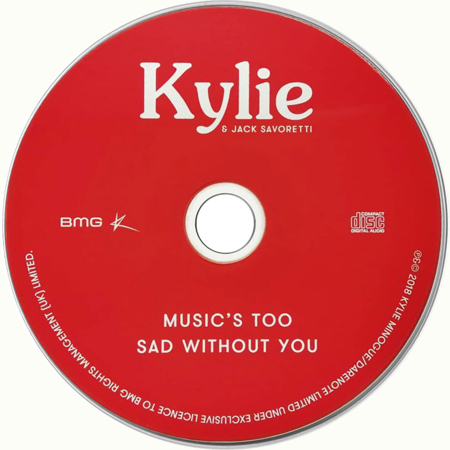 Cartula Cd de Kylie Minogue - Music's Too Sad Without You (Cd Single)