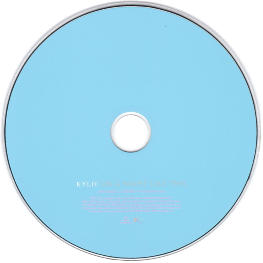Cartula Cd de Kylie Minogue - On A Night Like This (The Abbey Road Sessions Version) (Cd Single)