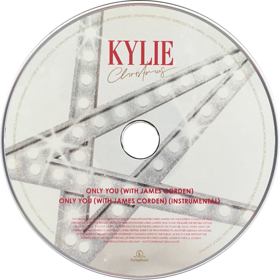 Cartula Cd de Kylie Minogue - Only You (With James Corden) (Cd Single)