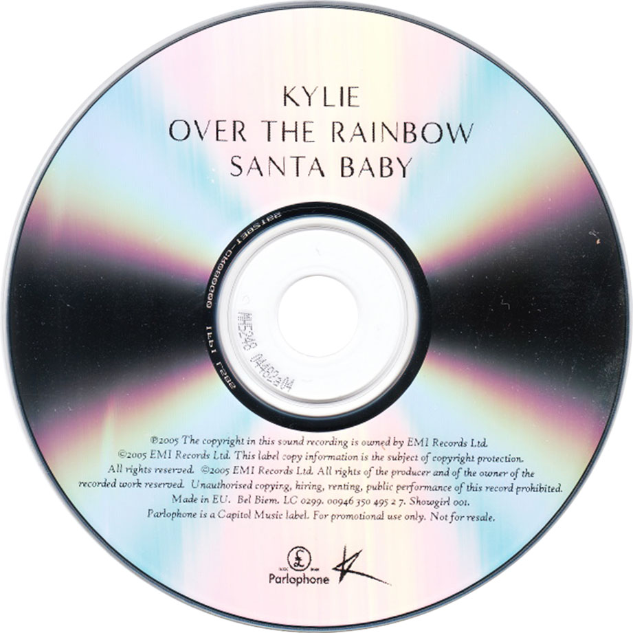 Cartula Cd de Kylie Minogue - Over The Rainbow (Cd Single)