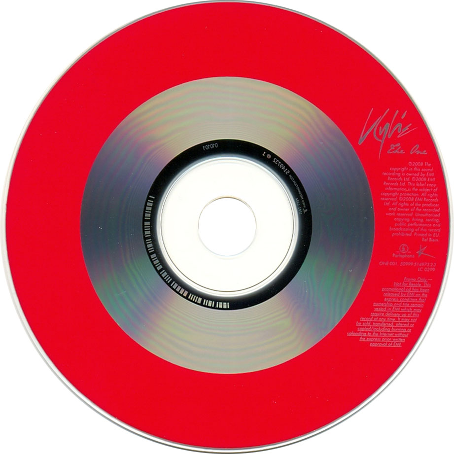 Cartula Cd de Kylie Minogue - The One (Cd Single)