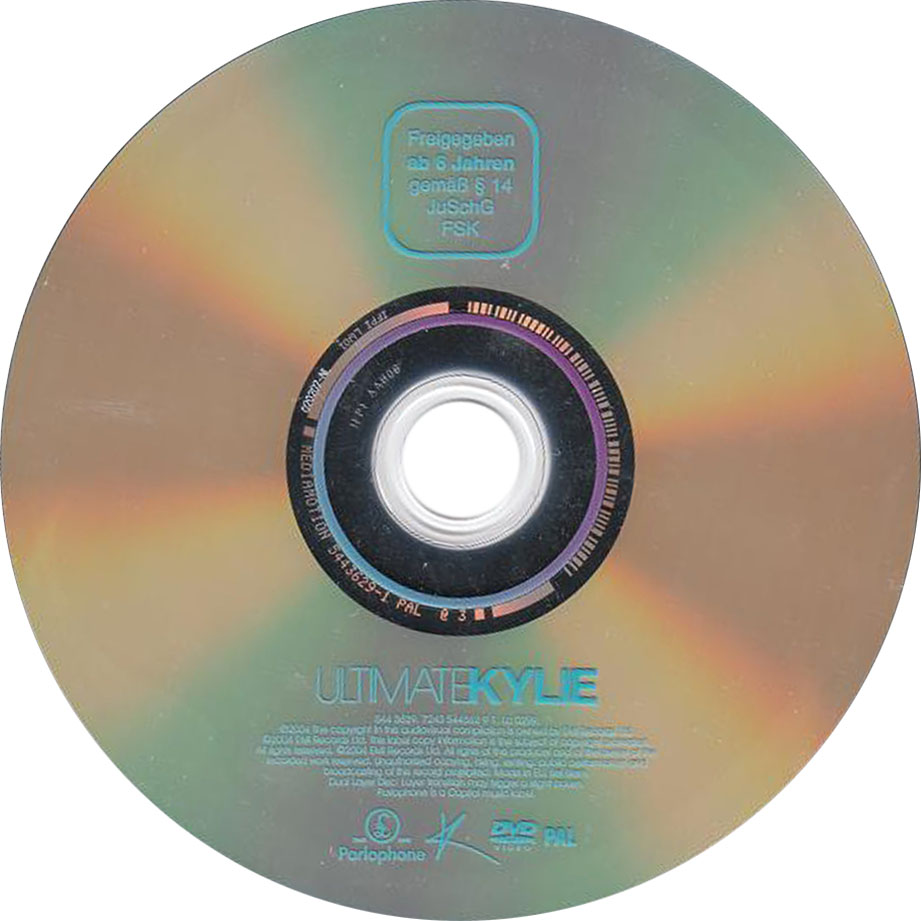 Cartula Cd de Kylie Minogue - Ultimate Kylie (Dvd)