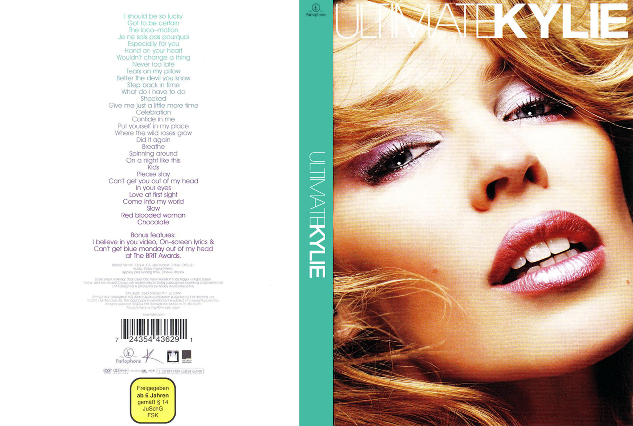 Cartula Caratula de Kylie Minogue - Ultimate Kylie (Dvd)