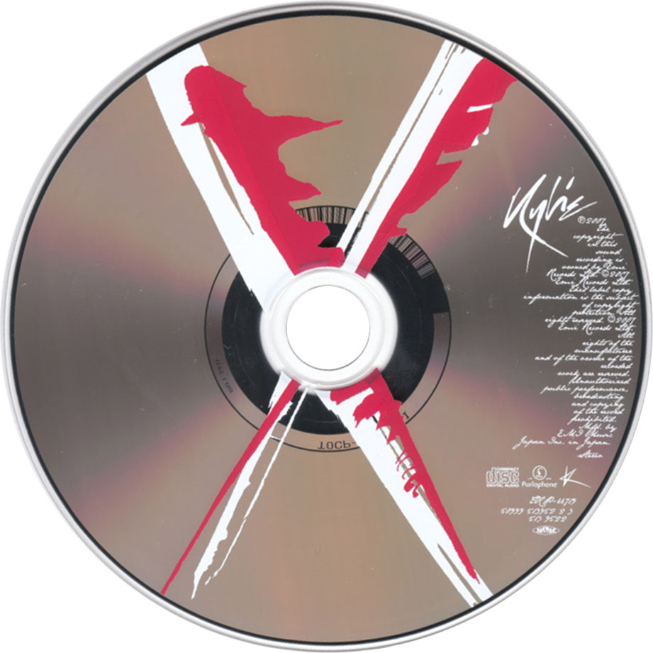 Cartula Cd de Kylie Minogue - X (Japanese Edition)