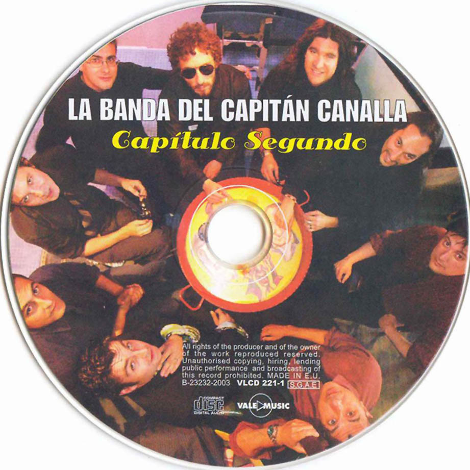 Cartula Cd de La Banda Del Capitan Canalla - Capitulo Segundo