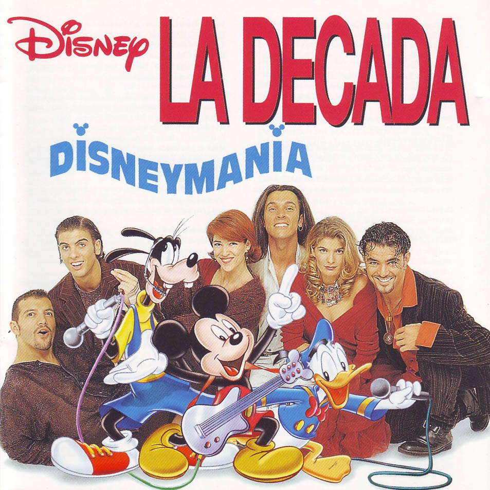 Cartula Frontal de La Decada - Disneymania