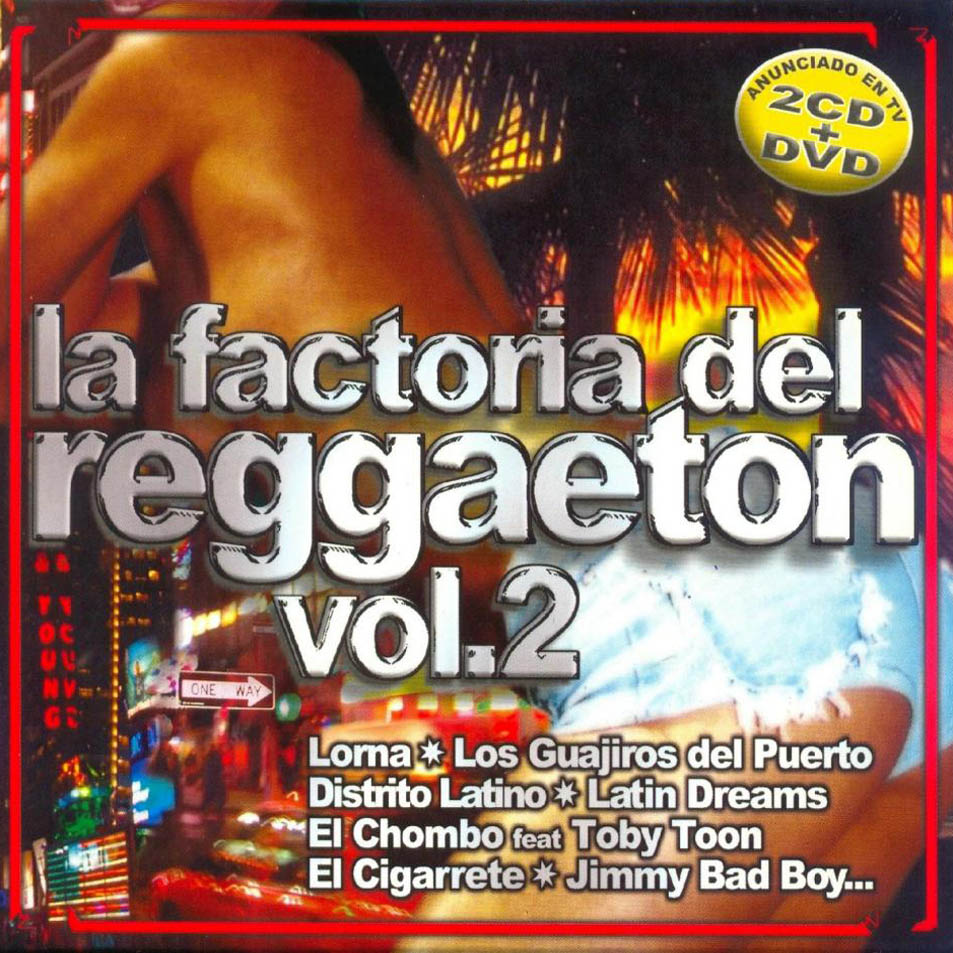 Cartula Frontal de La Factoria Del Reggaeton Volumen 2