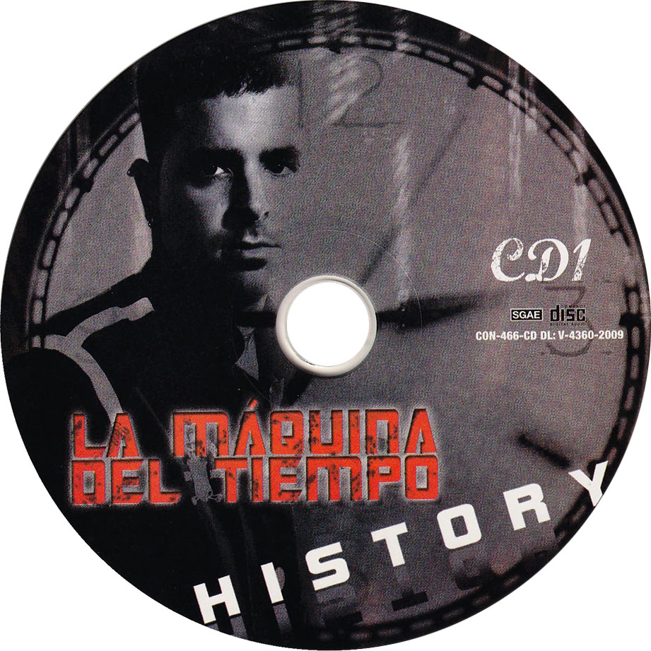 Cartula Cd1 de La Maquina Del Tiempo: History