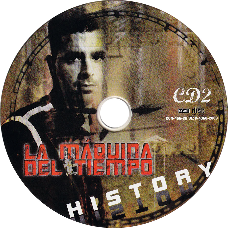 Cartula Cd2 de La Maquina Del Tiempo: History