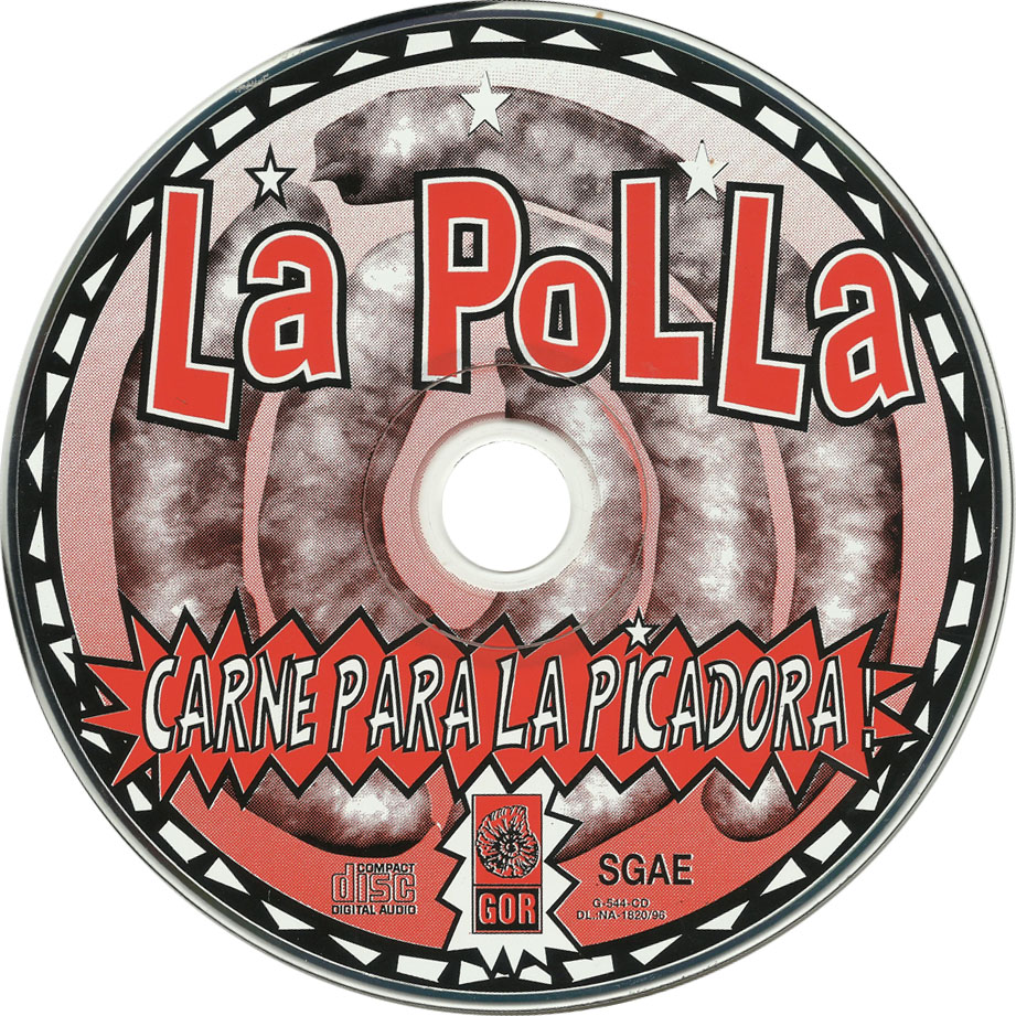 Cartula Cd de La Polla Records - Carne Para La Picadora!