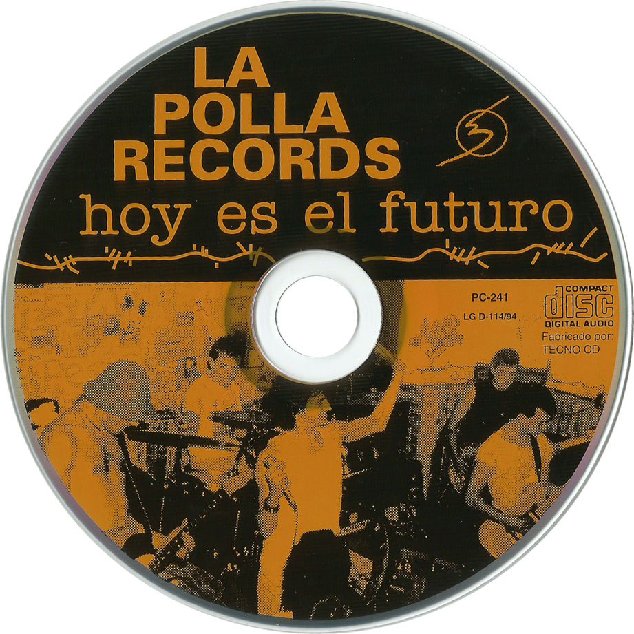 Cartula Cd de La Polla Records - Hoy Es El Futuro